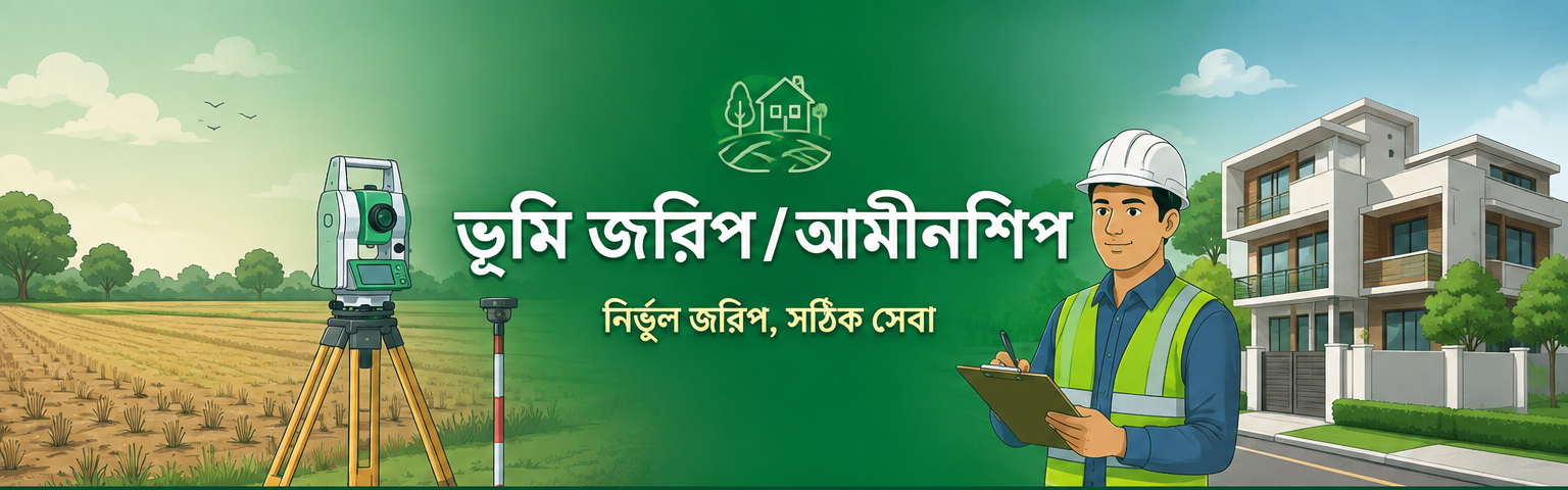 জামালপুরের বকশীগঞ্জ ভূমি জরিপ ও আমীনশিপ